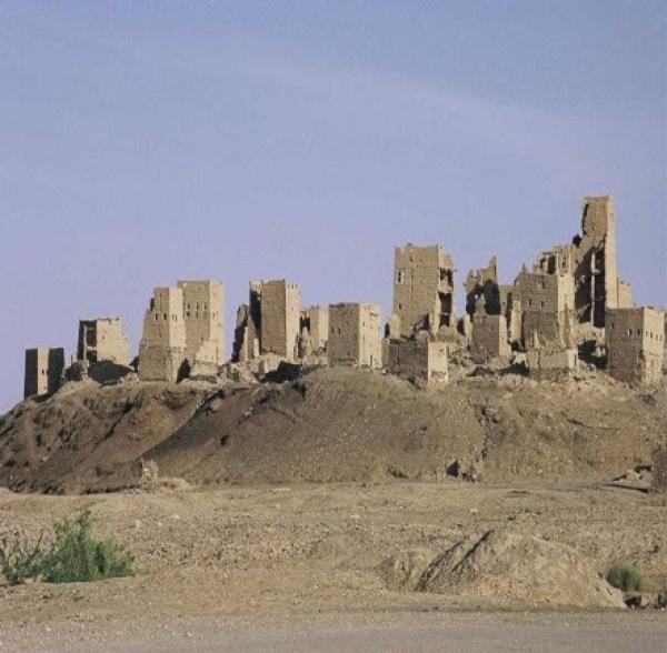 The ancient city of Baraqish in Al-Jawf Governorate, Yemen Today TV Channel, 15 January 2020