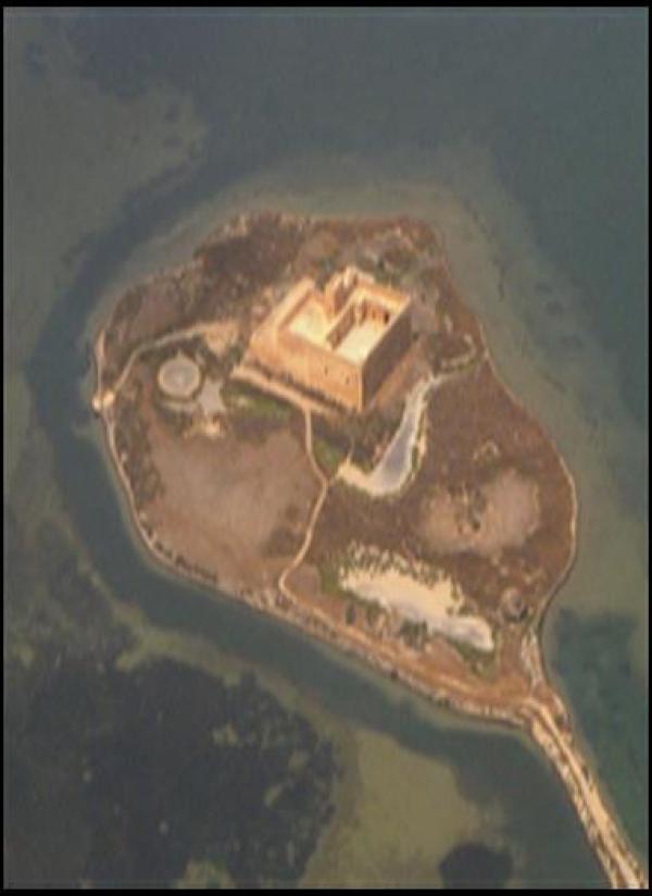 Satellite image of Chikly Island
