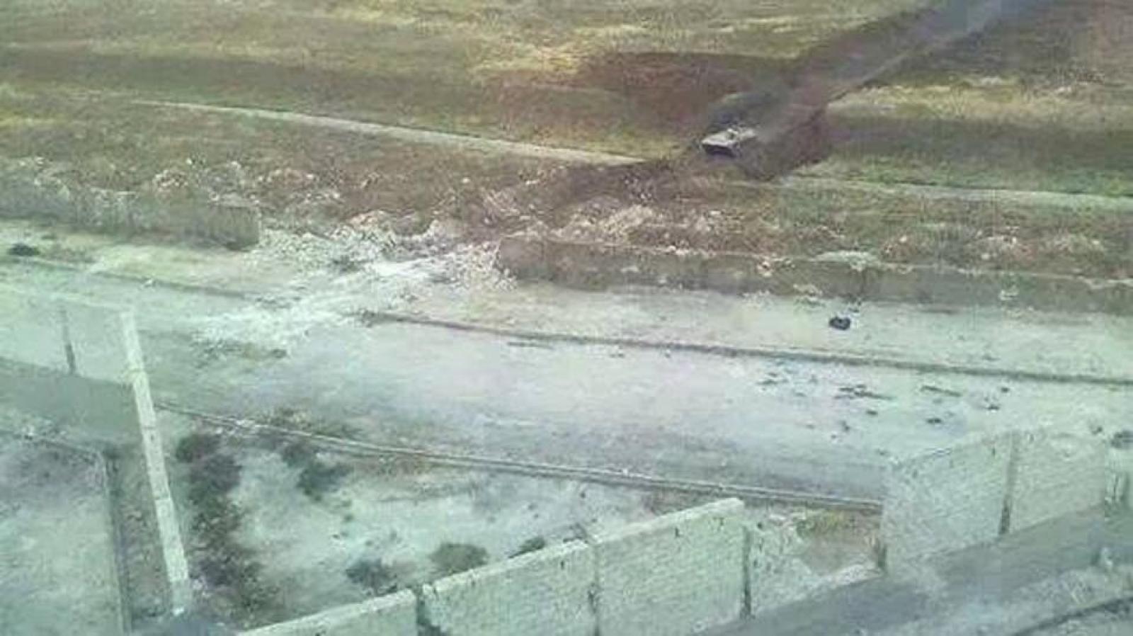 The regime's armored vehicles enter Aleppo Central Prison