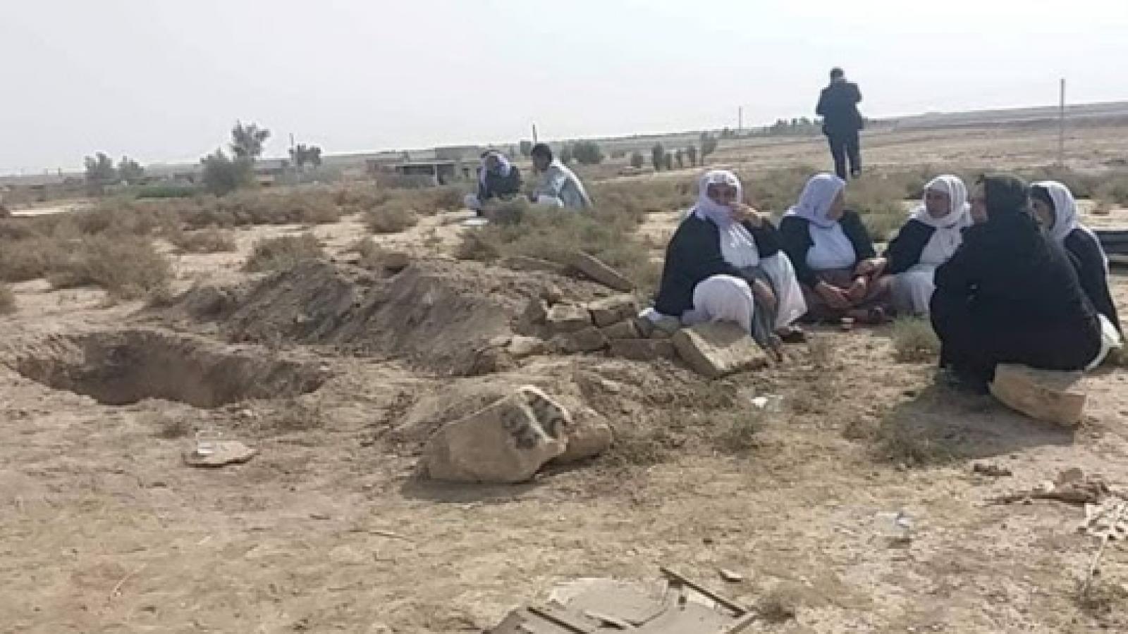 A mass grave was found in Kasr Al-Mihrab Village, Iraq is our Identity, 21 November 2018
