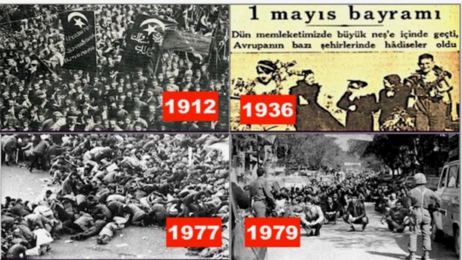 Bloody May, Hürriyet Newspaper, May 1, 1977, Istanbul.